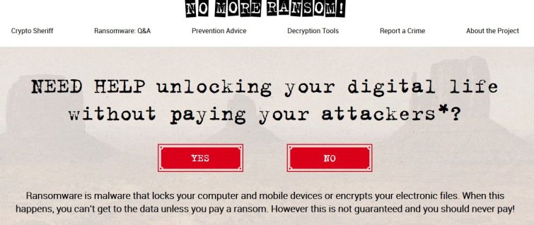 No more ransom - anti ransomware portal No more ransom - anti ransomware portal