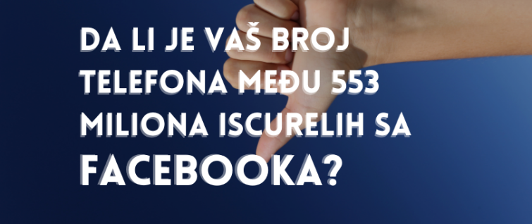 Da li je vaš broj telefona među 553 miliona iscurelih sa Facebooka? Da li je vaš broj telefona među 553 miliona iscurelih sa Facebooka?
