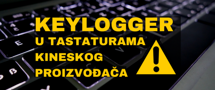 Otkriven keylogger u tastaturama kineskog proizvođača Otkriven keylogger u tastaturama kineskog proizvođača
