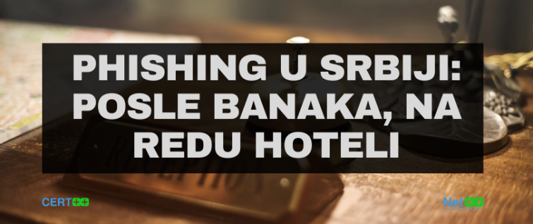 Phishing u Srbiji: Posle banaka, na redu hoteli Phishing u Srbiji: Posle banaka, na redu hoteli