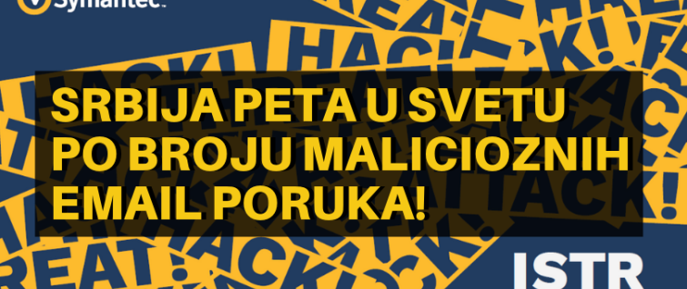 Symantec ISTR 2019 - Srbija peta u svetu po broju malicioznih email poruka! Symantec ISTR 2019 - Srbija peta u svetu po broju malicioznih email poruka!