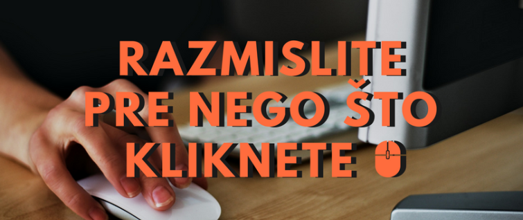 Prvo razmislite, pa onda kliknite Prvo razmislite, pa onda kliknite