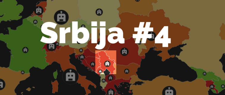 Srbija četvrta u Evropi po gustini botova - na svakih 11 internet korisnika 1 bot Srbija četvrta u Evropi po gustini botova - na svakih 11 internet korisnika 1 bot