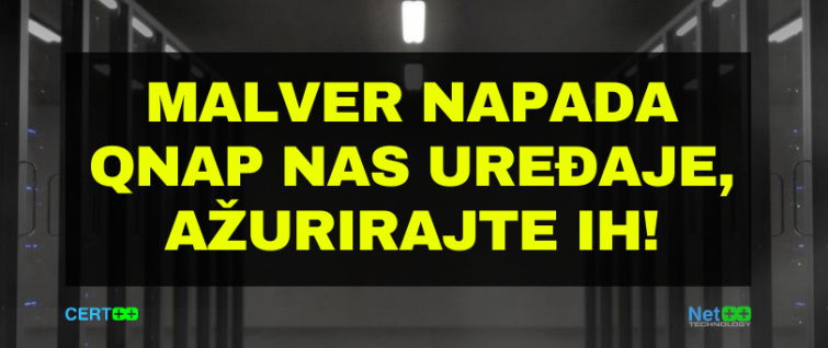Malver napada QNAP NAS uređaje, ažurirajte ih! Malver napada QNAP NAS uređaje, ažurirajte ih!