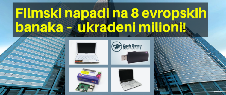 Filmski napadi na 8 evropskih banaka – ukradeni milioni! Filmski napadi na 8 evropskih banaka – ukradeni milioni!