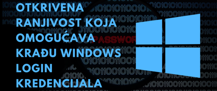 Otkrivena ranjivost koja omogućava krađu Windows login kredencijala bez interakcije korisnika Otkrivena ranjivost koja omogućava krađu Windows login kredencijala bez interakcije korisnika