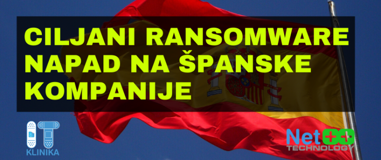 Ciljani ransomware napad na španske kompanije Ciljani ransomware napad na španske kompanije