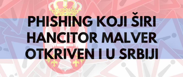 Phishing koji širi Hancitor malver otkriven i u Srbiji Phishing koji širi Hancitor malver otkriven i u Srbiji